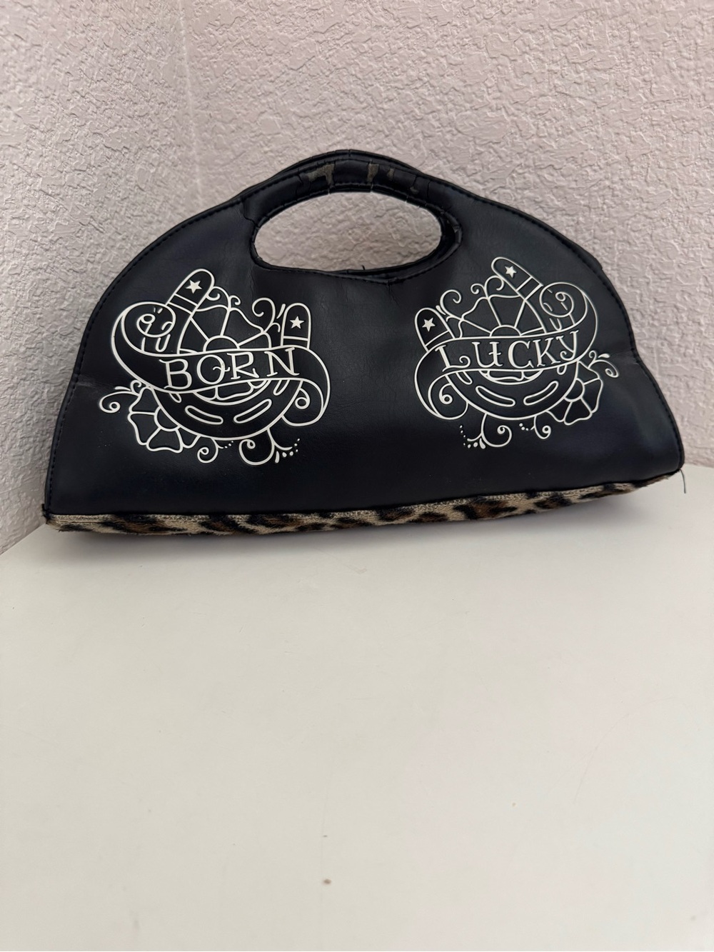 Lux De Ville Vintage Style ‘Born Lucky’ Purse (please read)